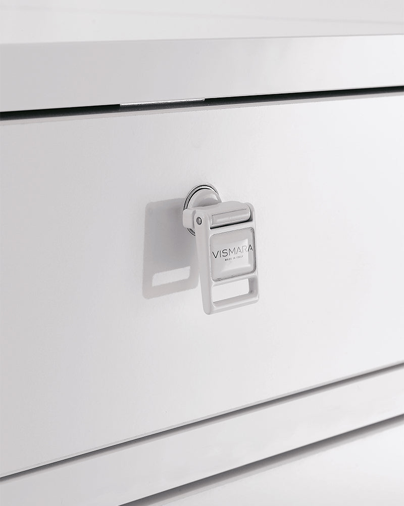 Light - White reception desk